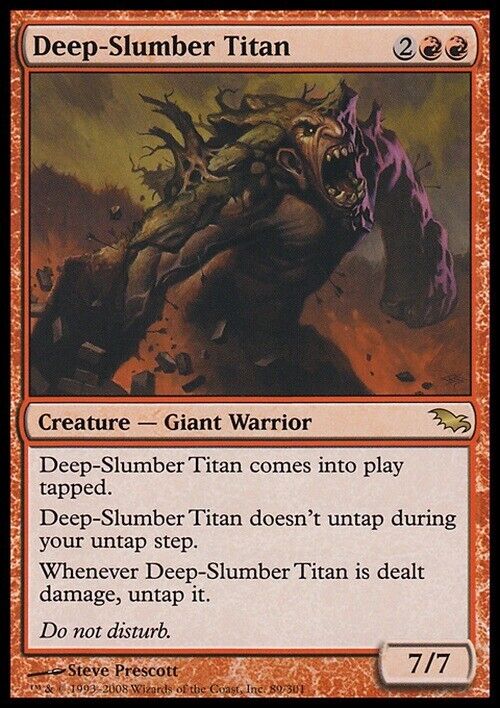 Deep-Slumber Titan ~ Shadowmoor [ Excellent ] [ Magic MTG ] - London Magic Traders Limited