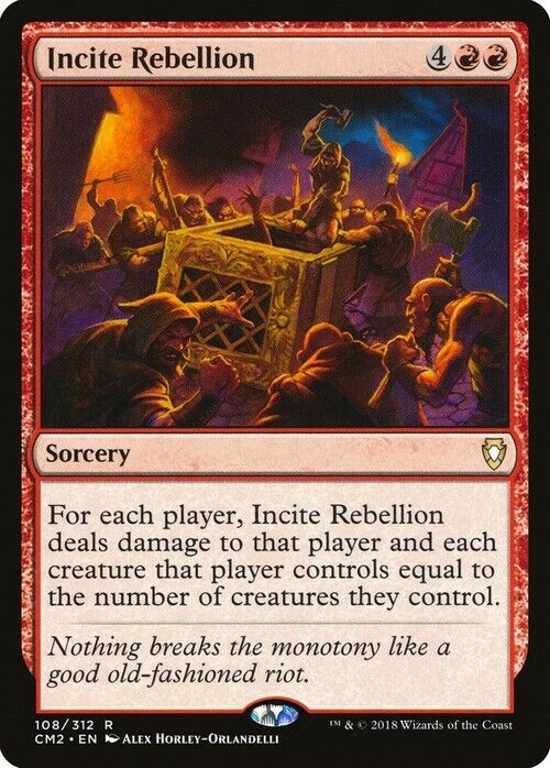 Incite Rebellion ~ Commander Anthology 2018 [ Excellent ] [ Magic MTG ] - London Magic Traders Limited