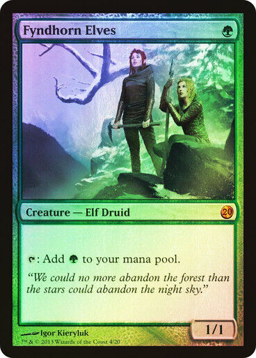 FOIL Fyndhorn Elves ~ From the Vault [ NearMint ] [ Magic MTG ] - London Magic Traders Limited