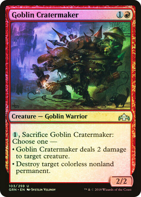 FOIL Goblin Cratermaker ~ Ravnica Allegiance [ NearMint ] [ Magic MTG ] - London Magic Traders Limited