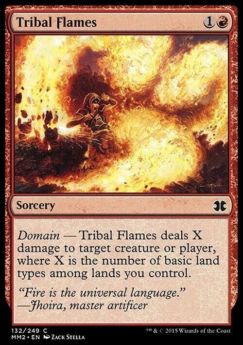 Tribal Flames ~ Modern Masters 2015 [ Excellent ] [ Magic MTG ] - London Magic Traders Limited