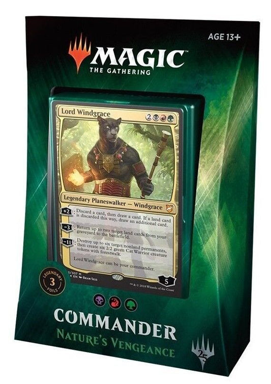 Nature's Vengeance Deck (outer Box in EX condition)~ Commander 2018 ~ MTG Sealed