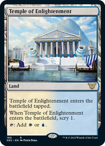Temple of Enlightenment ~ Commander: Kamigawa: Neon Dynasty [ NearMint ] - London Magic Traders Limited
