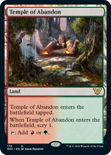 Temple of Abandon ~ Commander: Kamigawa: Neon Dynasty [ NearMint ] - London Magic Traders Limited