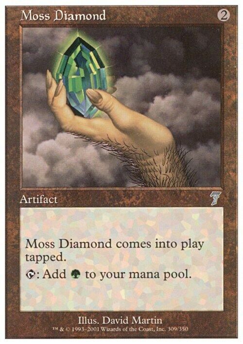 Moss Diamond ~ Seventh Edition [ Excellent ] [ Magic MTG ] - London Magic Traders Limited
