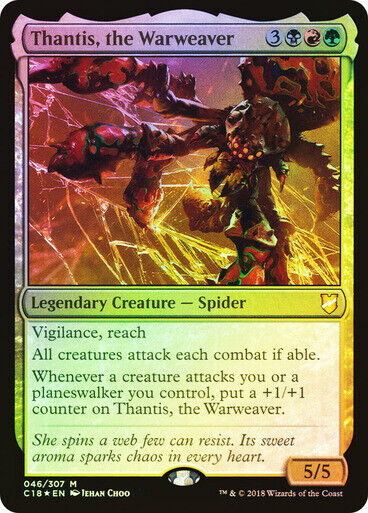 FOIL Thantis, the Warweaver ~ Commander 2018 [ Excellent ] [ Magic MTG ] - London Magic Traders Limited