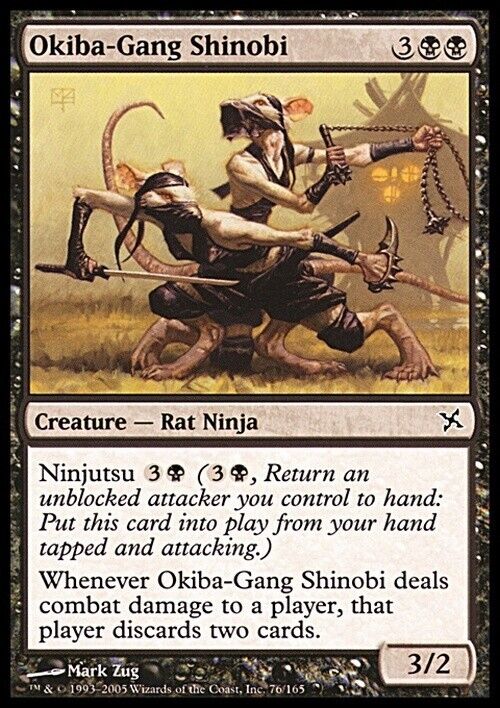Okiba-Gang Shinobi ~ Betrayers of Kamigawa [ Excellent ] [ Magic MTG ] - London Magic Traders Limited