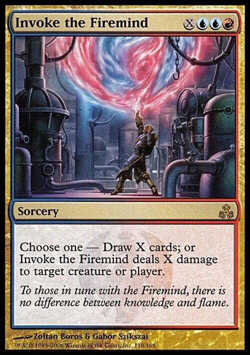 Invoke the Firemind ~ Guildpact [ Excellent ] [ Magic MTG ]