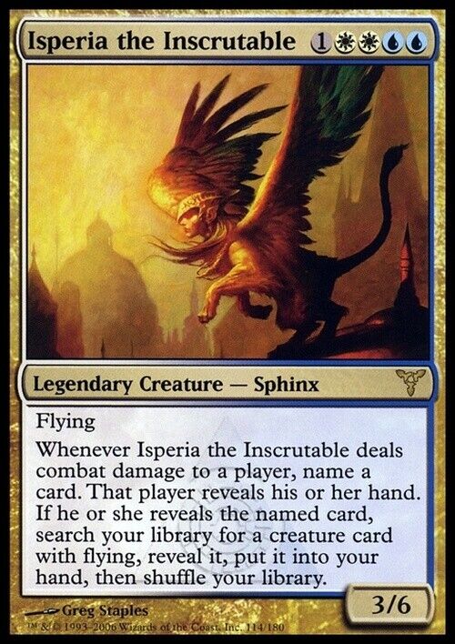 Isperia the Inscrutable ~ Dissension [ Excellent ] [ Magic MTG ] - London Magic Traders Limited