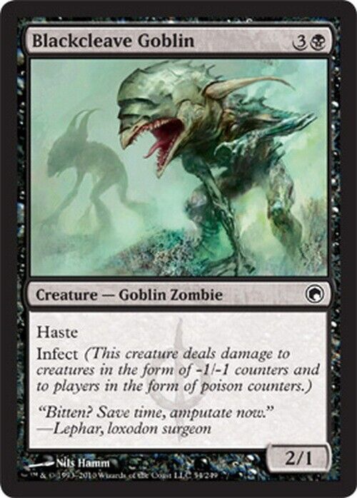 Blackcleave Goblin ~ Scars of Mirrodin [ Excellent ] [ Magic MTG ] - London Magic Traders Limited