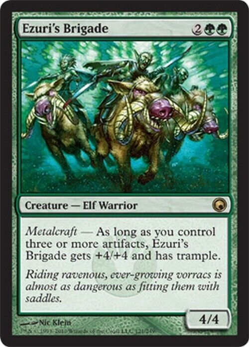 Ezuri's Brigade ~ Scars of Mirrodin [ Excellent ] [ Magic MTG ] - London Magic Traders Limited