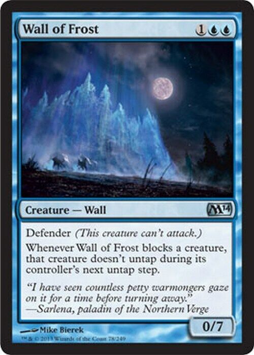 Wall of Frost ~ Magic 2014 [ Excellent ] [ Magic MTG ]