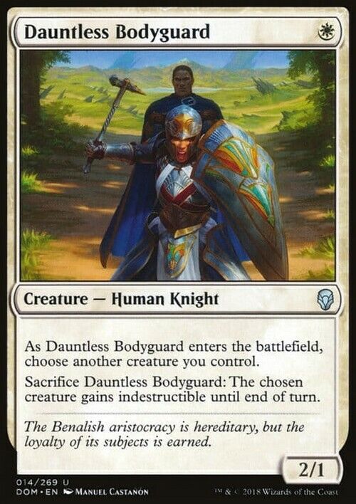 Dauntless Bodyguard ~ Dominaria [ Excellent ] [ Magic MTG ]