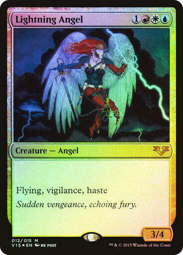 FOIL Lightning Angel ~ From the Vault [ Excellent ] [ Magic MTG ] - London Magic Traders Limited