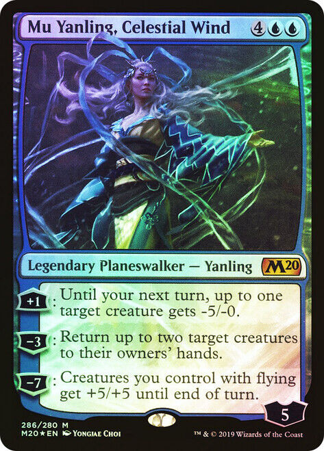 FOIL Mu Yanling, Celestial Wind ~ Core 2020 [ Excellent ] [ Magic MTG ] - London Magic Traders Limited