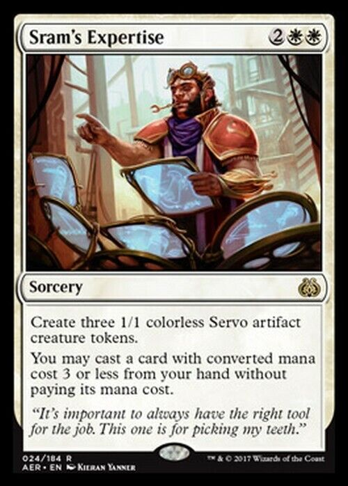 Sram's Expertise ~ Aether Revolt [ Excellent ] [ Magic MTG ] - London Magic Traders Limited