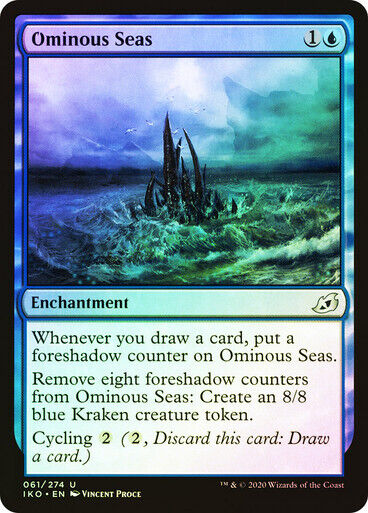 FOIL Ominous Seas ~ Ikoria: Lair of Behemoths [ NearMint ] [ Magic MTG ]