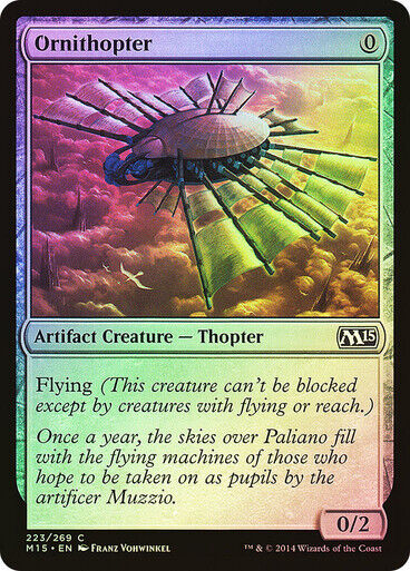 FOIL Ornithopter ~ Magic 2015 [ NearMint ] [ Magic MTG ] - London Magic Traders Limited