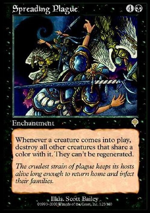 Spreading Plague ~ Invasion [ NearMint ] [ Magic MTG ] - London Magic Traders Limited