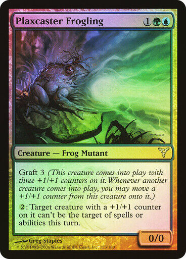 FOIL Plaxcaster Frogling ~ Dissension [ Excellent ] [ Magic MTG ] - London Magic Traders Limited