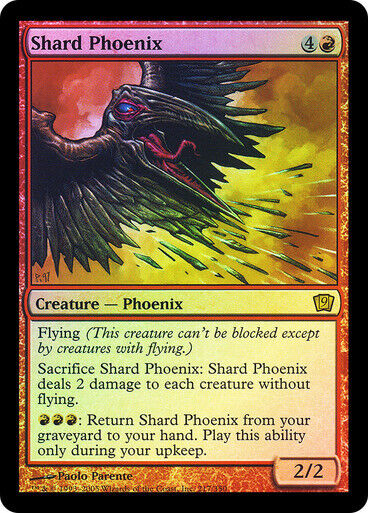 FOIL Shard Phoenix ~ Ninth Edition [ Excellent ] [ Magic MTG ]