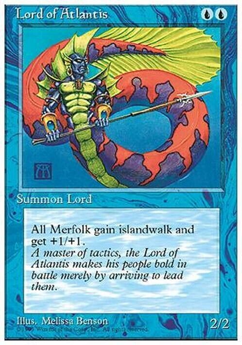 Lord of Atlantis ~ Fourth Edition [ Excellent ] [ Magic MTG ]