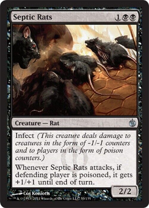 Septic Rats ~ Mirrodin Besieged [ Excellent ] [ Magic MTG ]