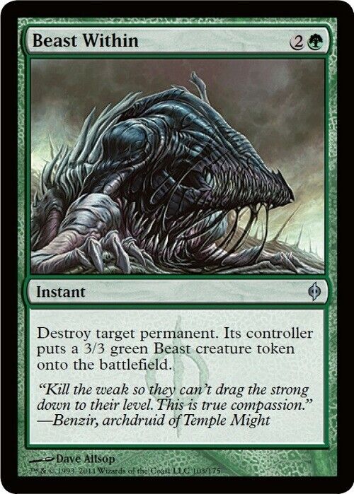 Beast Within ~ New Phyrexia [ Excellent ] [ Magic MTG ] - London Magic Traders Limited