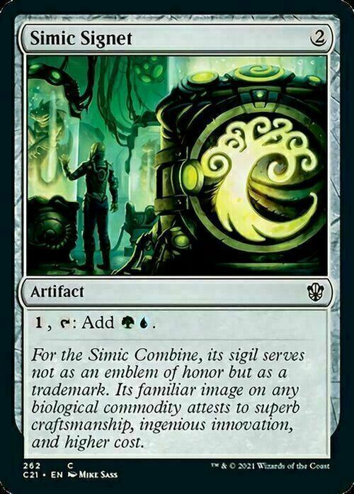 Simic Signet ~ Commander: Strixhaven [ NearMint ] [ Magic MTG ] - London Magic Traders Limited