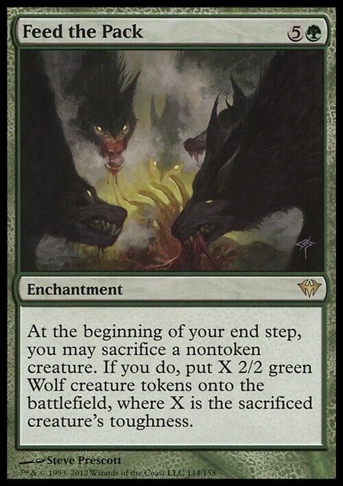 Feed the Pack ~ Dark Ascension [ Excellent ] [ Magic MTG ] - London Magic Traders Limited