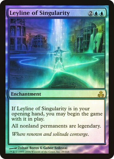 FOIL Leyline of Singularity ~ Guildpact [ Excellent ] [ Magic MTG ] - London Magic Traders Limited