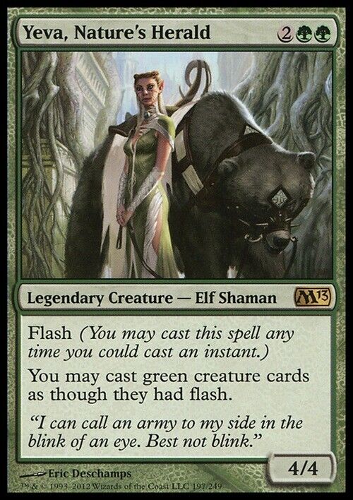 Yeva, Nature's Herald ~ Magic 2013 [ Excellent ] [ Magic MTG ] - London Magic Traders Limited