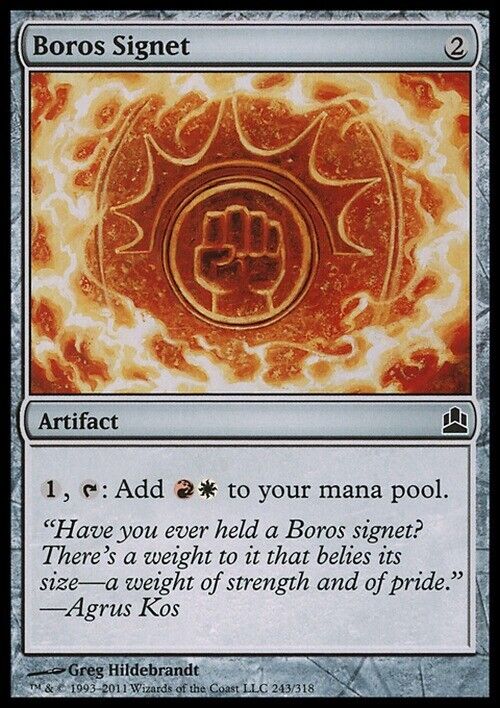 Boros Signet ~ Commander 2011 [ Excellent ] [ Magic MTG ] - London Magic Traders Limited