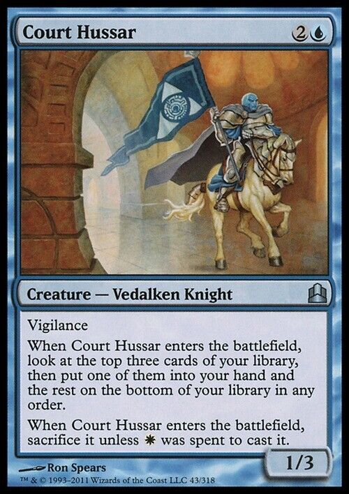 Court Hussar ~ Commander 2011 [ Excellent ] [ Magic MTG ] - London Magic Traders Limited