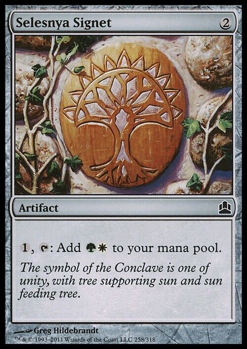 Selesnya Signet ~ Commander 2011 [ Excellent ] [ Magic MTG ] - London Magic Traders Limited