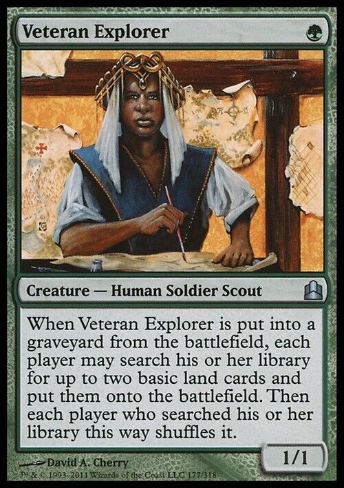 Veteran Explorer ~ Commander 2011 [ Excellent ] [ Magic MTG ] - London Magic Traders Limited