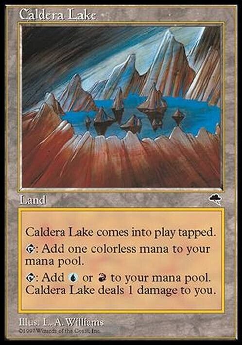 Caldera Lake ~ Tempest [ Excellent ] [ Magic MTG ] - London Magic Traders Limited