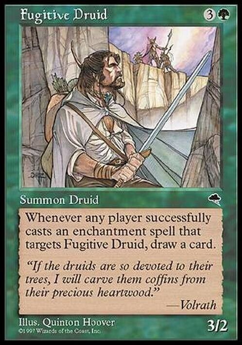 Fugitive Druid ~ Tempest [ Excellent ] [ Magic MTG ] - London Magic Traders Limited