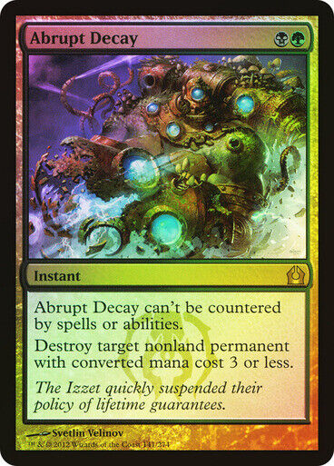 FOIL Abrupt Decay ~ Return to Ravnica [ NearMint ] [ Magic MTG ] - London Magic Traders Limited