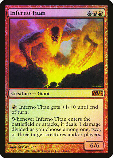 FOIL Inferno Titan ~ Magic 2012 [ NearMint ] [ Magic MTG ]
