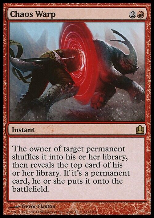 Chaos Warp ~ Commander 2011 [ NearMint ] [ Magic MTG ] - London Magic Traders Limited