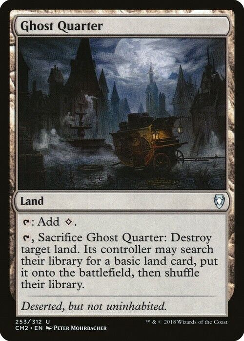 Ghost Quarter ~ Commander Anthology 2018 [ NearMint ] [ Magic MTG ] - London Magic Traders Limited