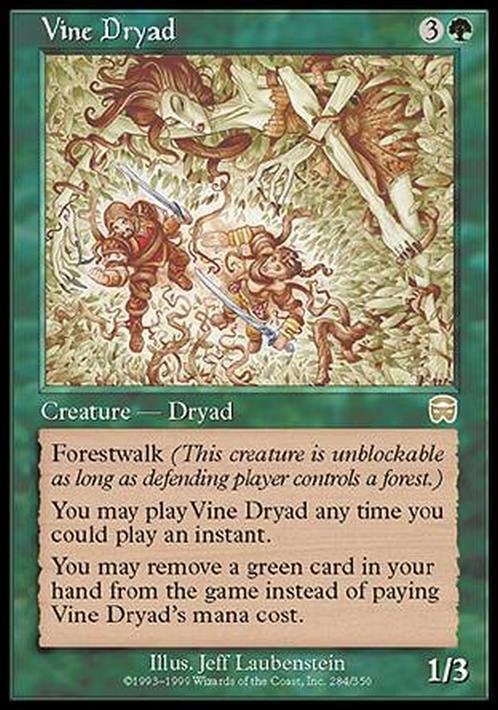 Vine Dryad ~ Mercadian Masques [ Excellent ] [ Magic MTG ] - London Magic Traders Limited