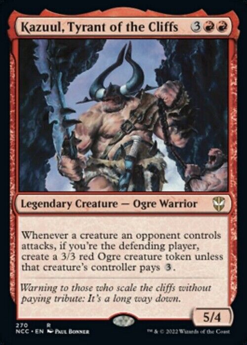 Kazuul, Tyrant of the Cliffs ~ Commander: Streets of New Capenna [ NM ] [ MTG ]