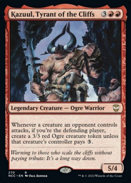 Kazuul, Tyrant of the Cliffs ~ Commander: Streets of New Capenna [ NM ] [ MTG ] - London Magic Traders Limited