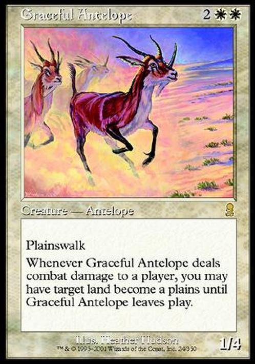 Graceful Antelope ~ Odyssey [ Excellent ] [ Magic MTG ] - London Magic Traders Limited