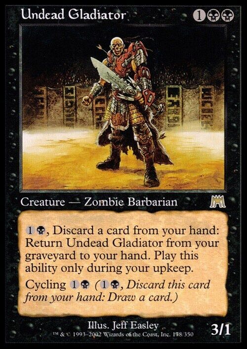 Undead Gladiator ~ Onslaught [ Excellent ] [ Magic MTG ] - London Magic Traders Limited