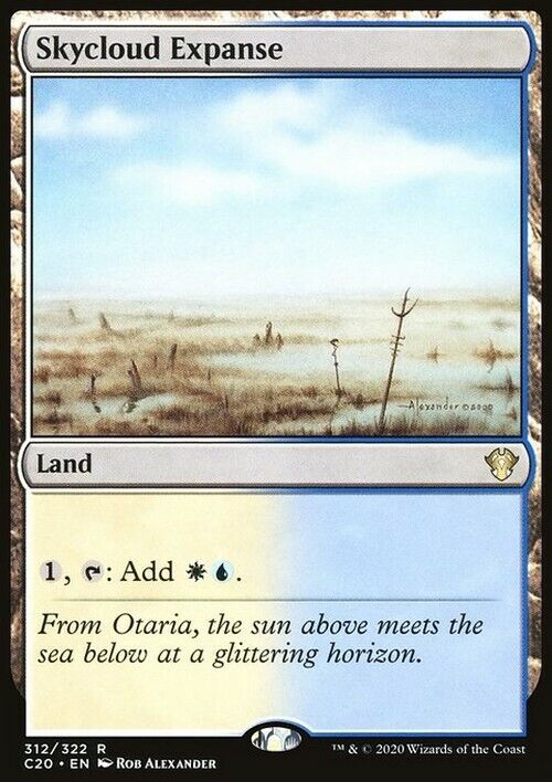 Skycloud Expanse ~ Commander: Ikoria [ NearMint ] [ Magic MTG ] - London Magic Traders Limited