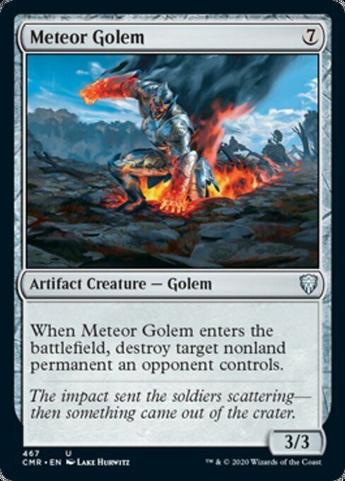 Meteor Golem ~ Commander Legends [ NearMint ] [ Magic MTG ] - London Magic Traders Limited