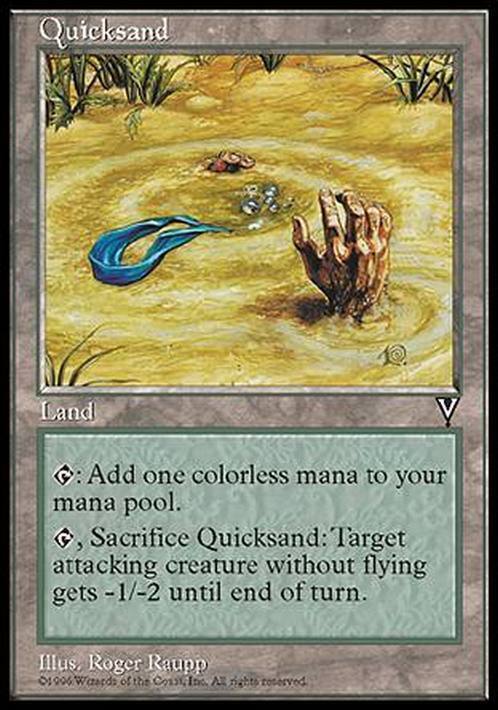 Quicksand ~ Visions [ Excellent ] [ Magic MTG ] - London Magic Traders Limited